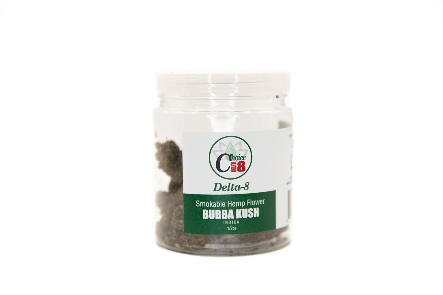 D8 Flower - Bubba Kush 1/2oz (14g) - Indica