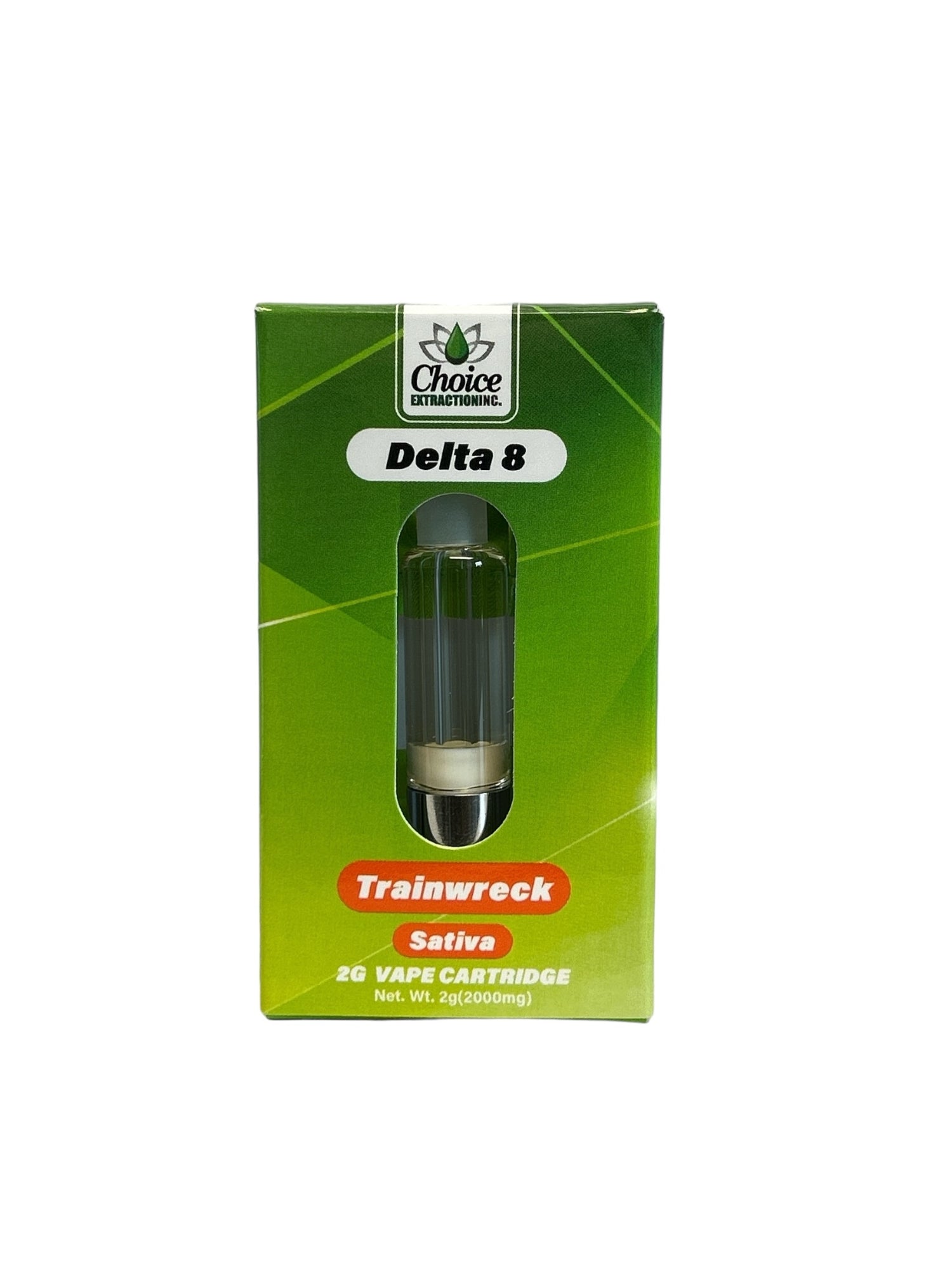 D8 Vape Cart - Train Wreck 2mL - Sativa