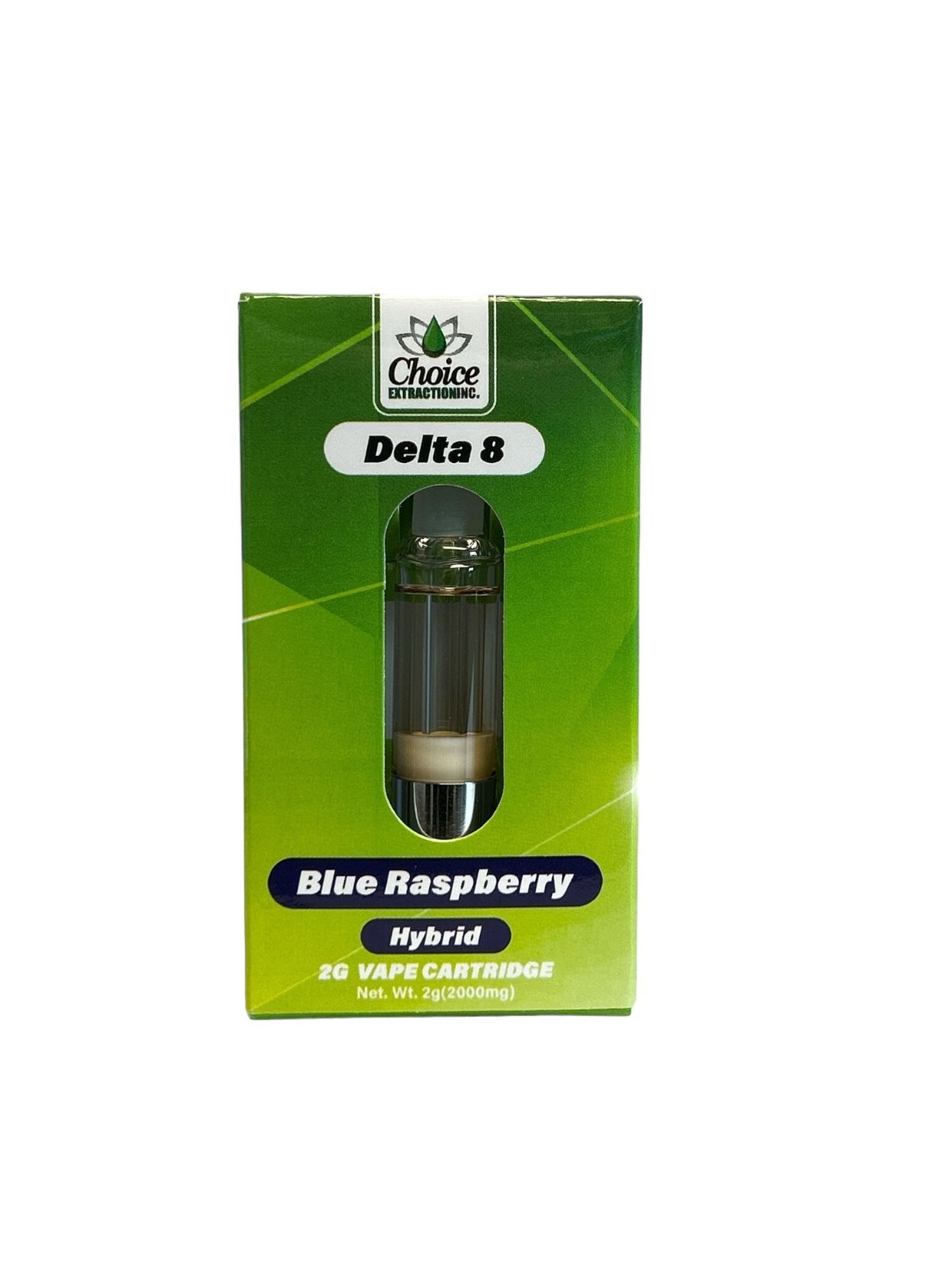 D8 Vape Cart - Blue Raspberry 2mL - Hybrid