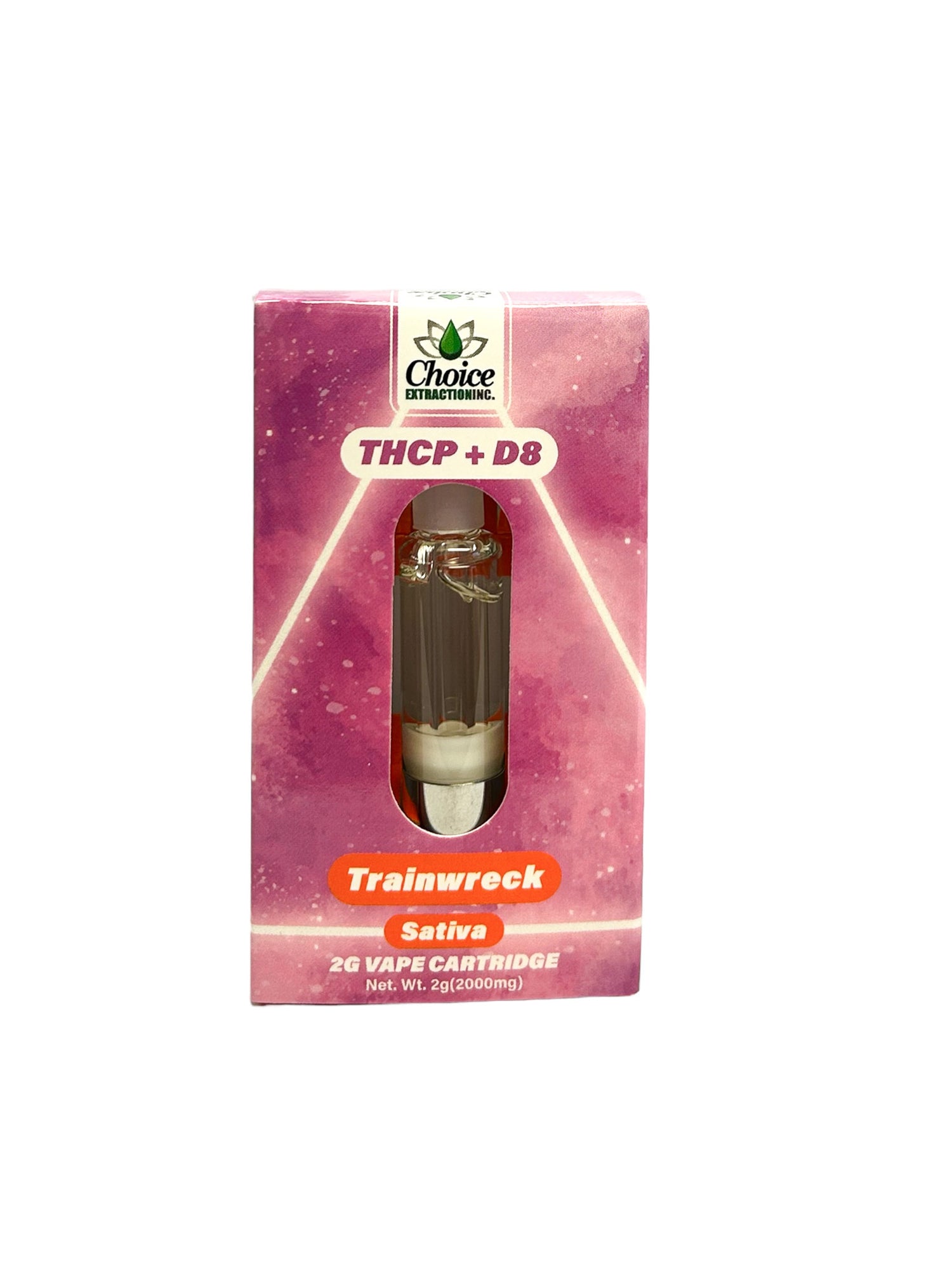 THCP + D8 Vape Cart - Trainwreck 2mL - Sativa