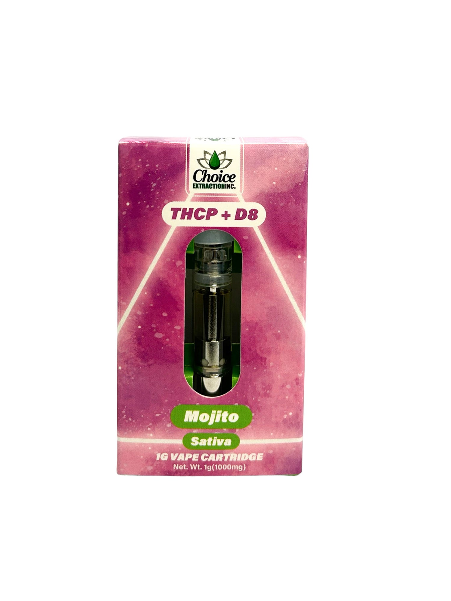 THCP + D8 Vape Cart - Mojito 1mL - Sativa