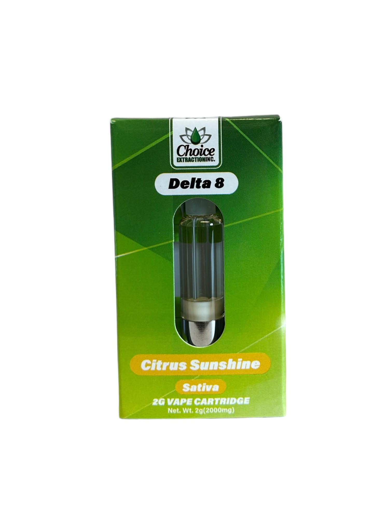 D8 Vape Cart - Citrus Sunshine 2mL - Sativa