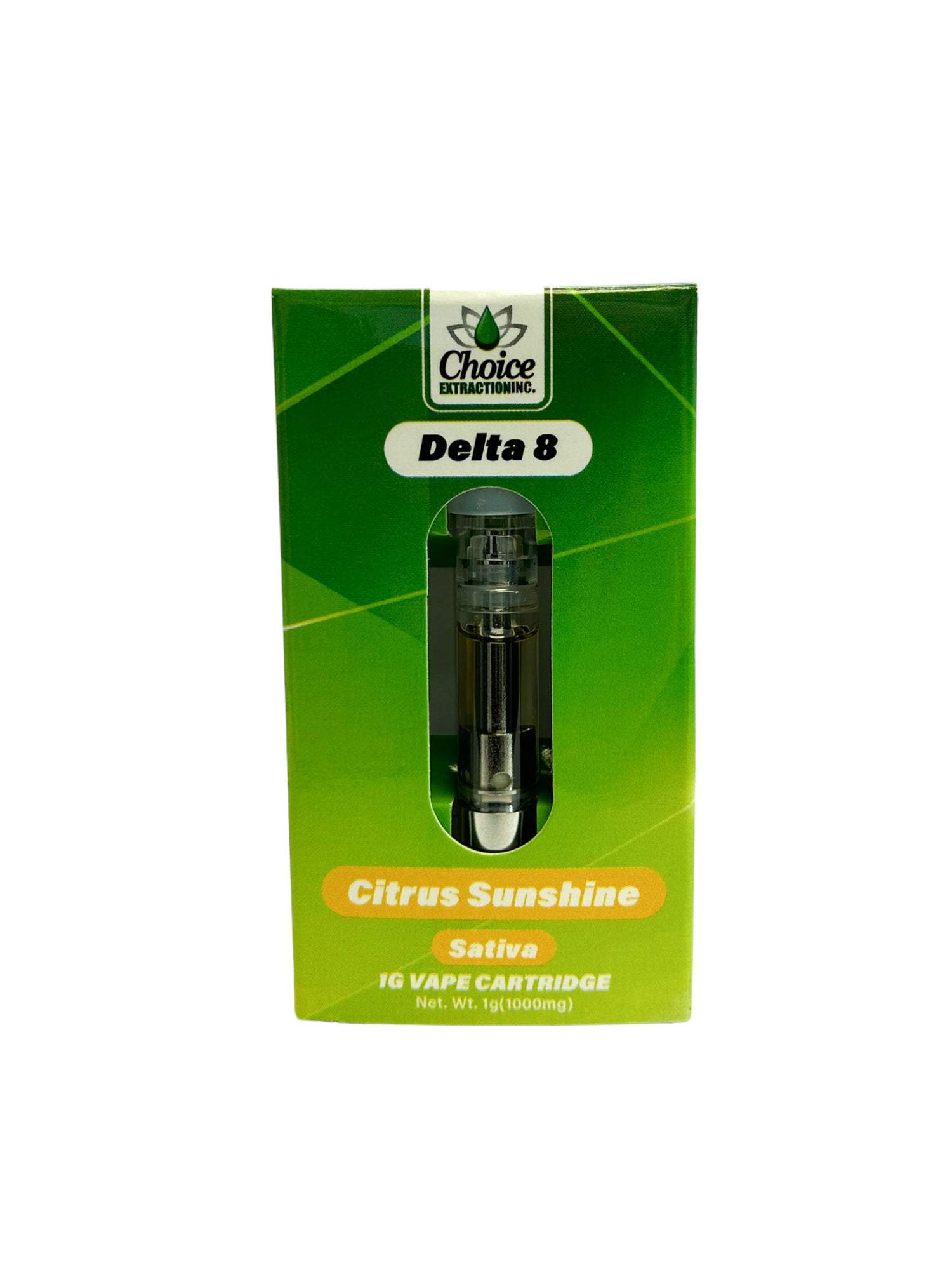 D8 Vape Cart - Citrus Sunshine 1mL - Sativa