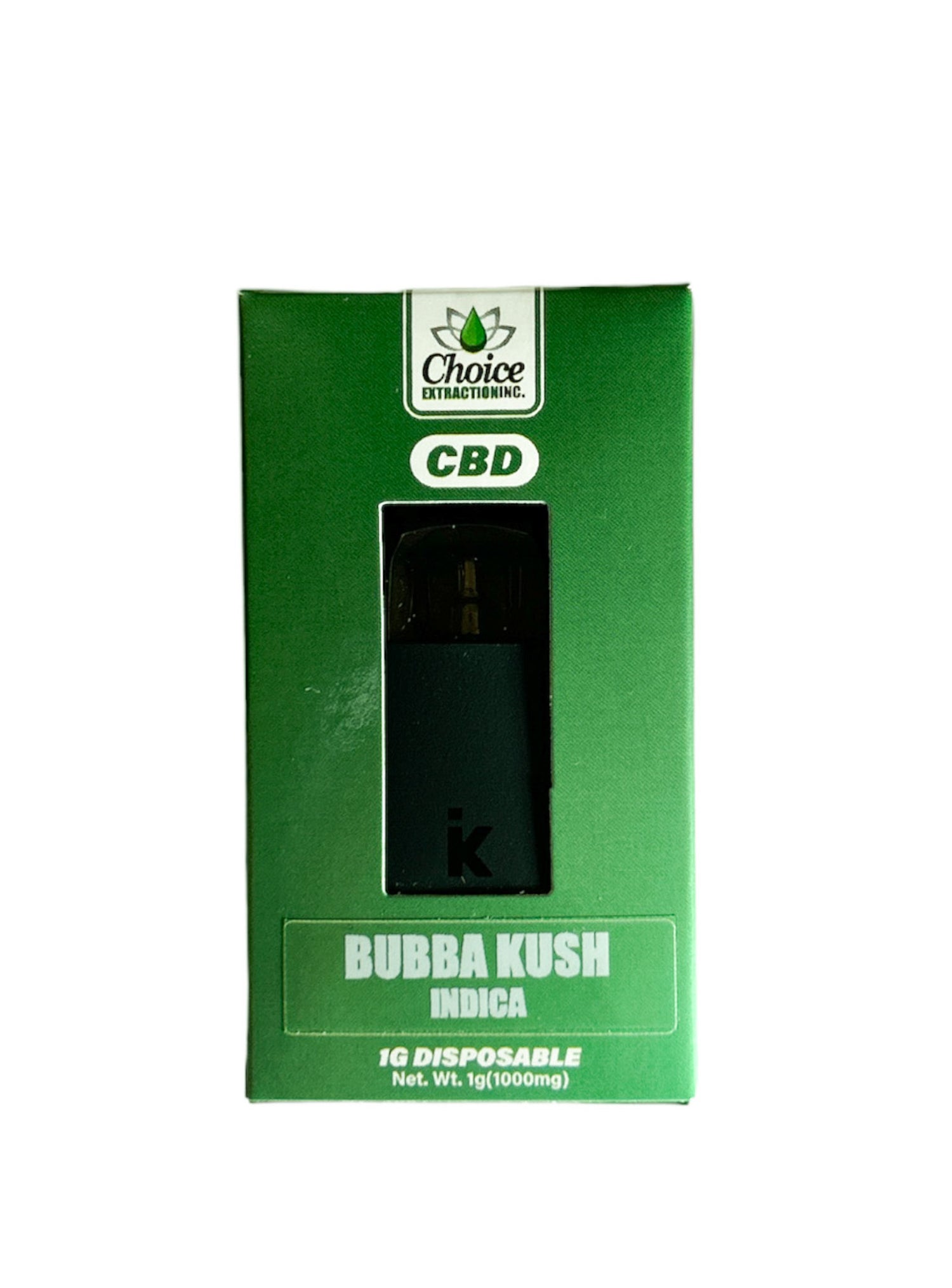 CBD Disposable - Bubba Kush 1ml - Indica