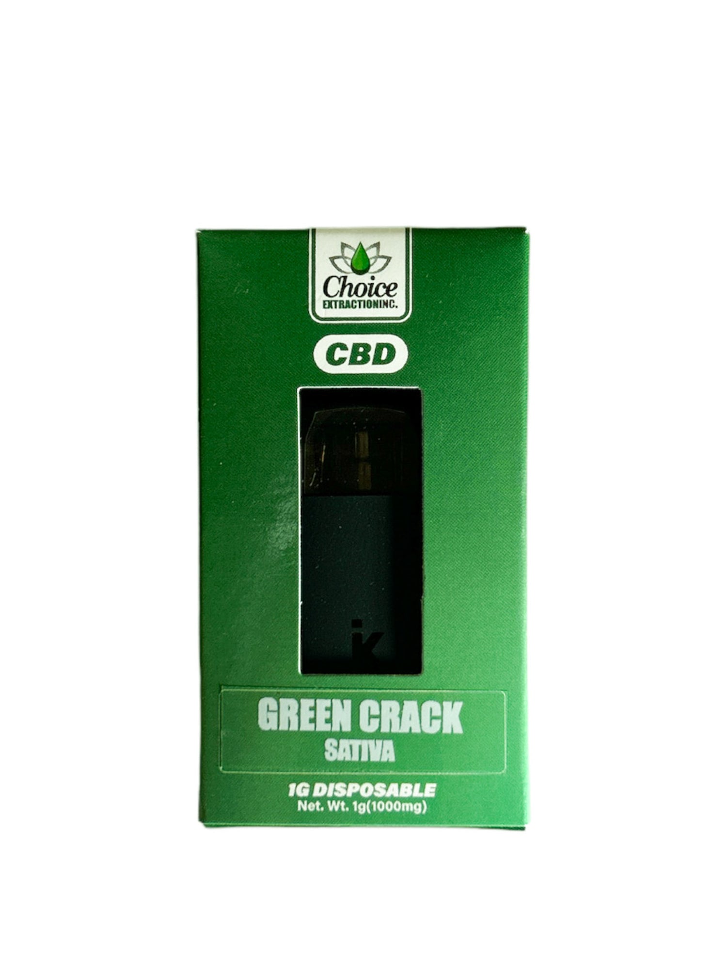 CBD Disposable - Green Crack 1ml - Sativa