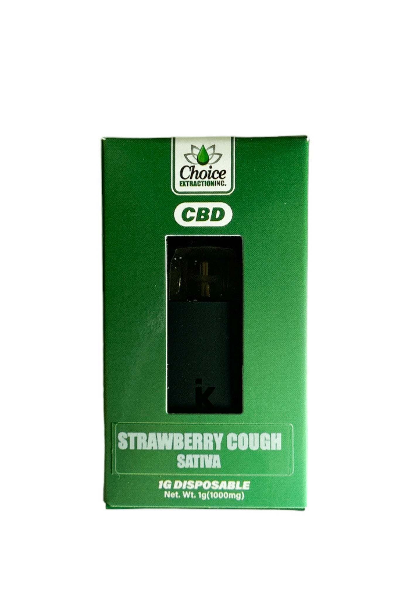 CBD Disposable - Strawberry Cough 1ml - Sativa