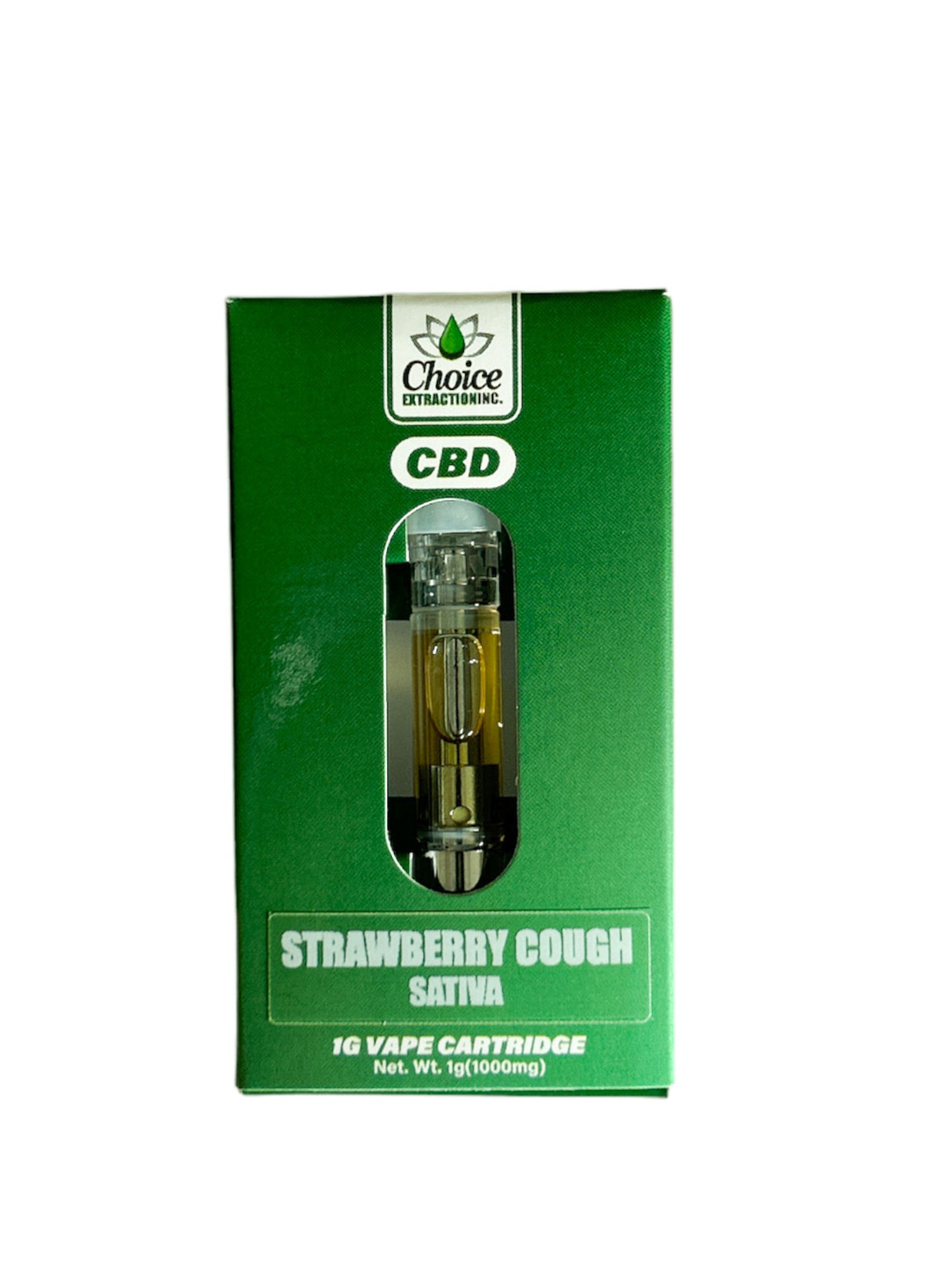 CBD Vape Cart - Strawberry Cough 1ml - Sativa