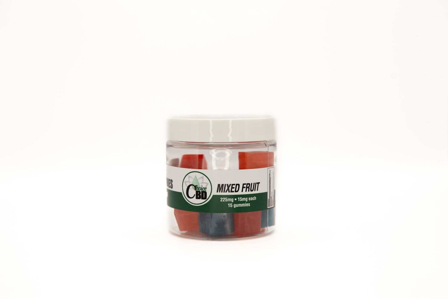 CBD Gummies Plain Mixed Fruit 225mg 15mg/15pc