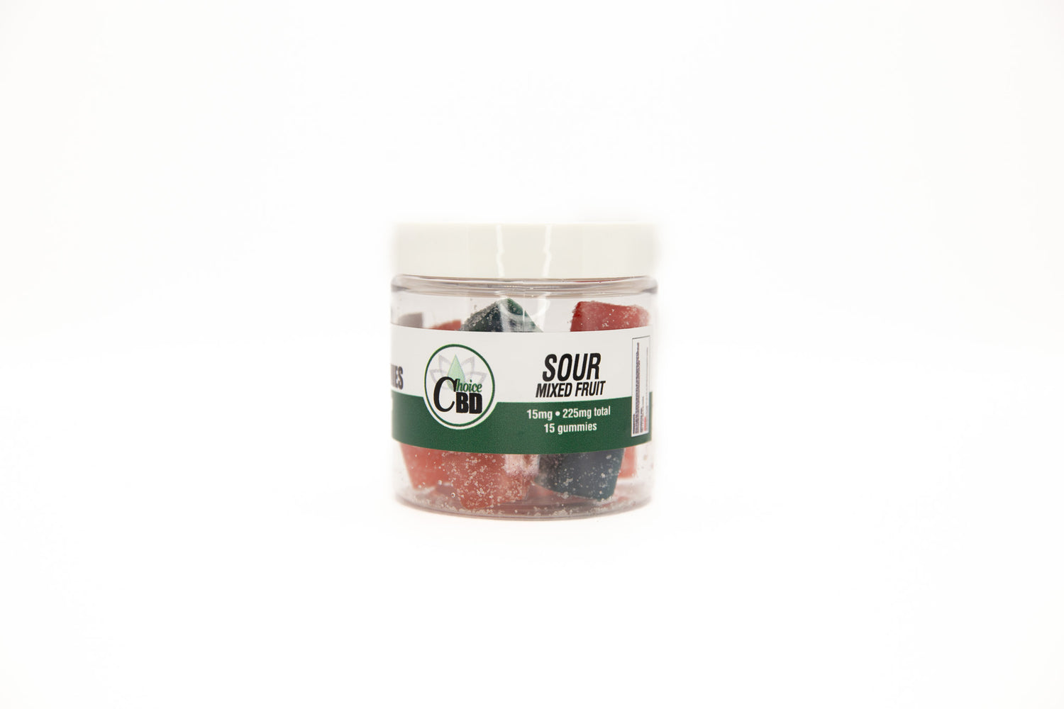 CBD Gummies Sour Mixed Fruit 225mg 15mg/15pc