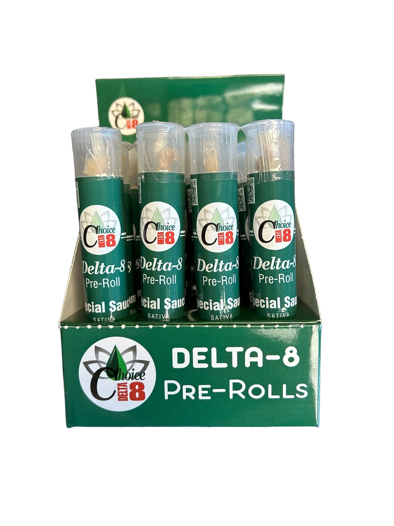 D8 Pre-Roll Carton (12), Special Sauce - Sativa / Hybrid