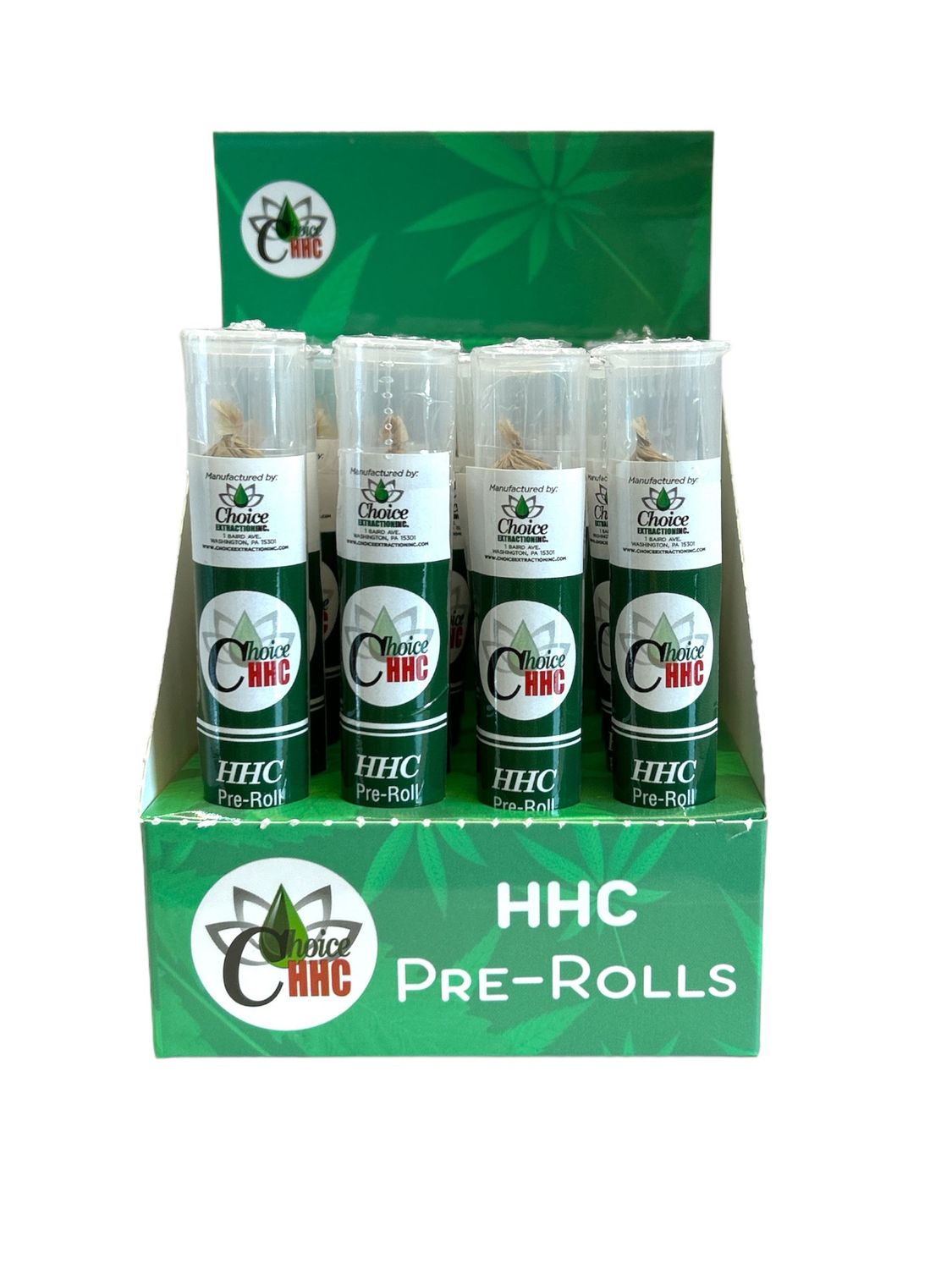 HHC Pre-Roll Carton (12), Bubba Kush - Indica