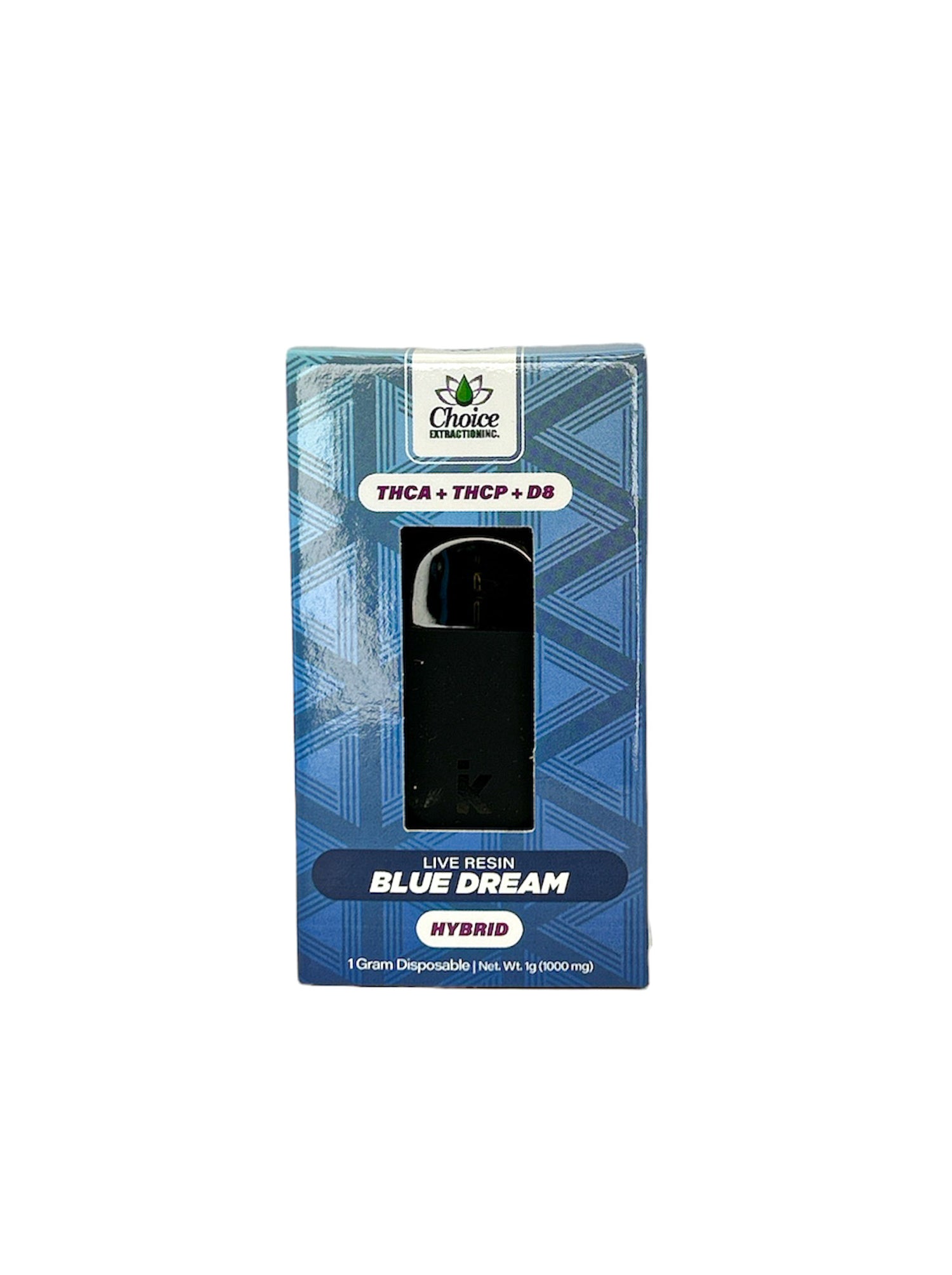 THCA + THCP + D8, Live Resin Blue Dream Disposable 1mL - Hybrid