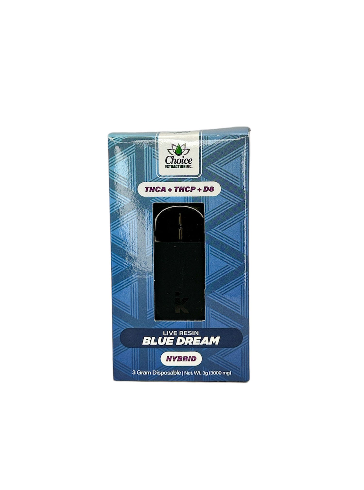 THCA + THCP + D8, Live Resin Blue Dream Disposable 3mL - Hybrid