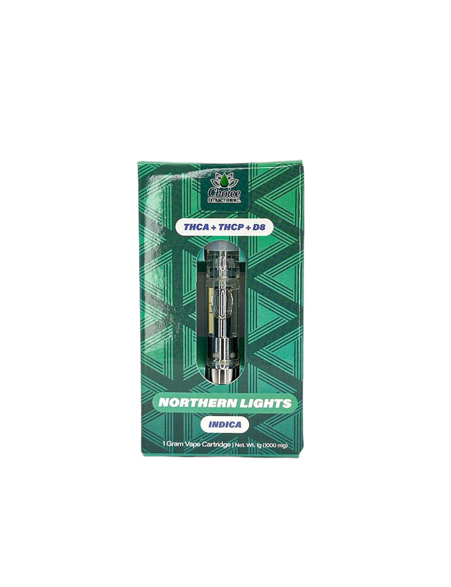 THCA + THCP + D8,  Northern Lights Vape Cart 1mL - Indica